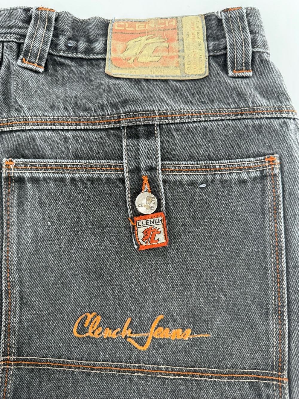 Clinch Jeans Vintage Y2K Baggy Skater 90s Streetwear - Picture 4 of 8